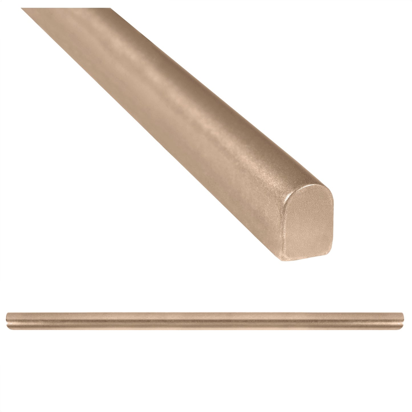 Trendy Bullnose Tile Wall Trim, 3/4 x 12"  Tile Edge Decorative High  Pencil  Liner, Bronze Finish, Pack of 5