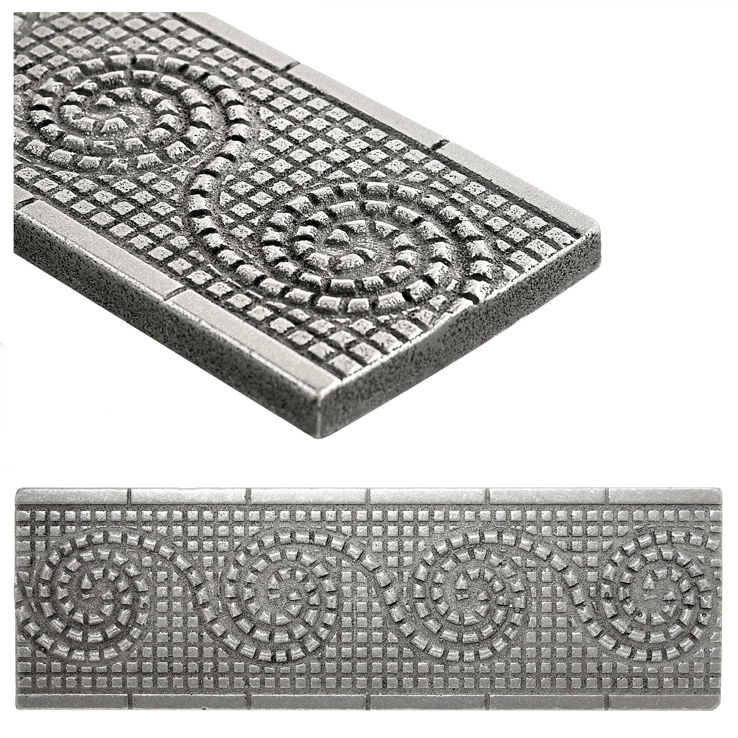 Wave Border Tile Trim Nickel 2x6 ( PACK OF 5 PIECE )