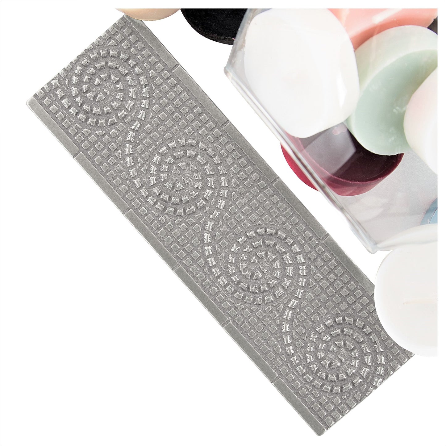 Wave Border Tile Trim Nickel 2x6 ( PACK OF 5 PIECE )