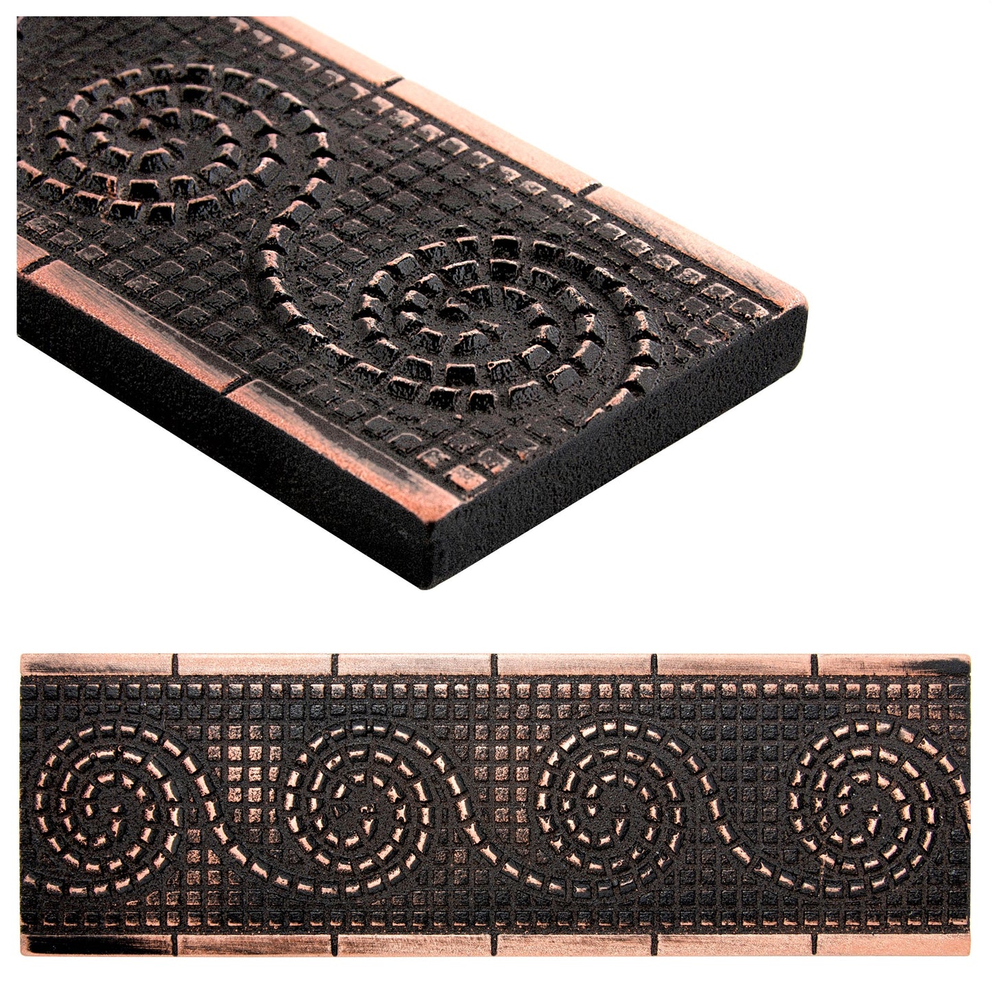 Wave Border Tile Trim Oil Rubbed Bronze 2x6 ( PACK OF 5 PIECE )