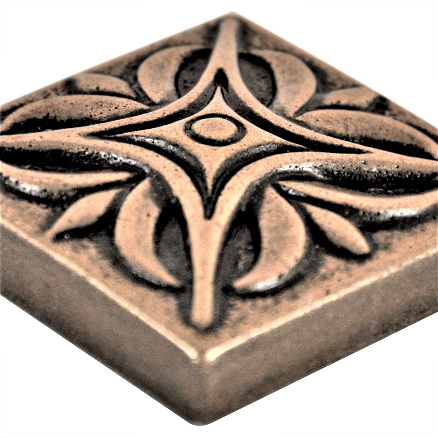 MidWest Star Metal  Insert Tile  Bronze 2x2 ( PACK OF 8 PIECE )