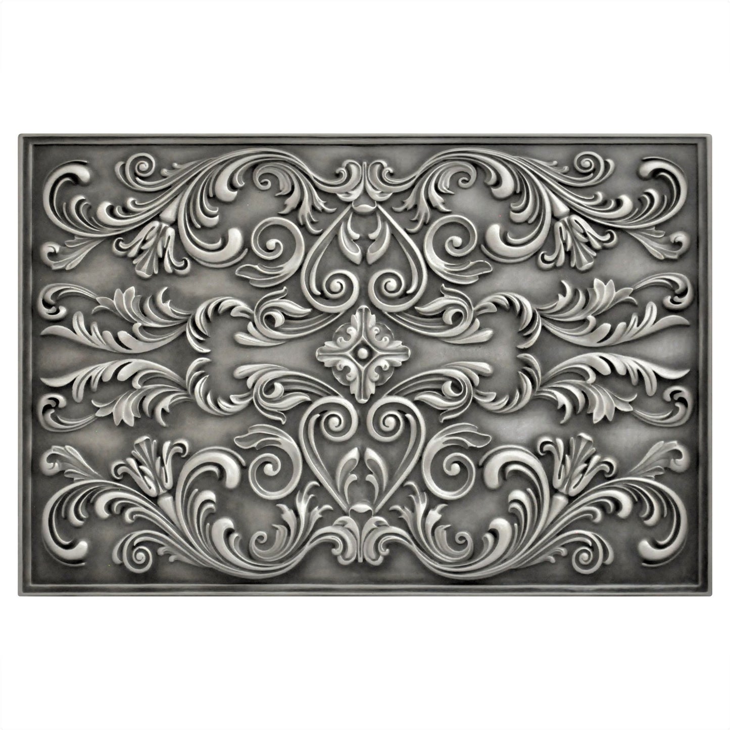 Backsplash Tile for Kitchen and Fireplace Cypress 16" x 24" Pewter