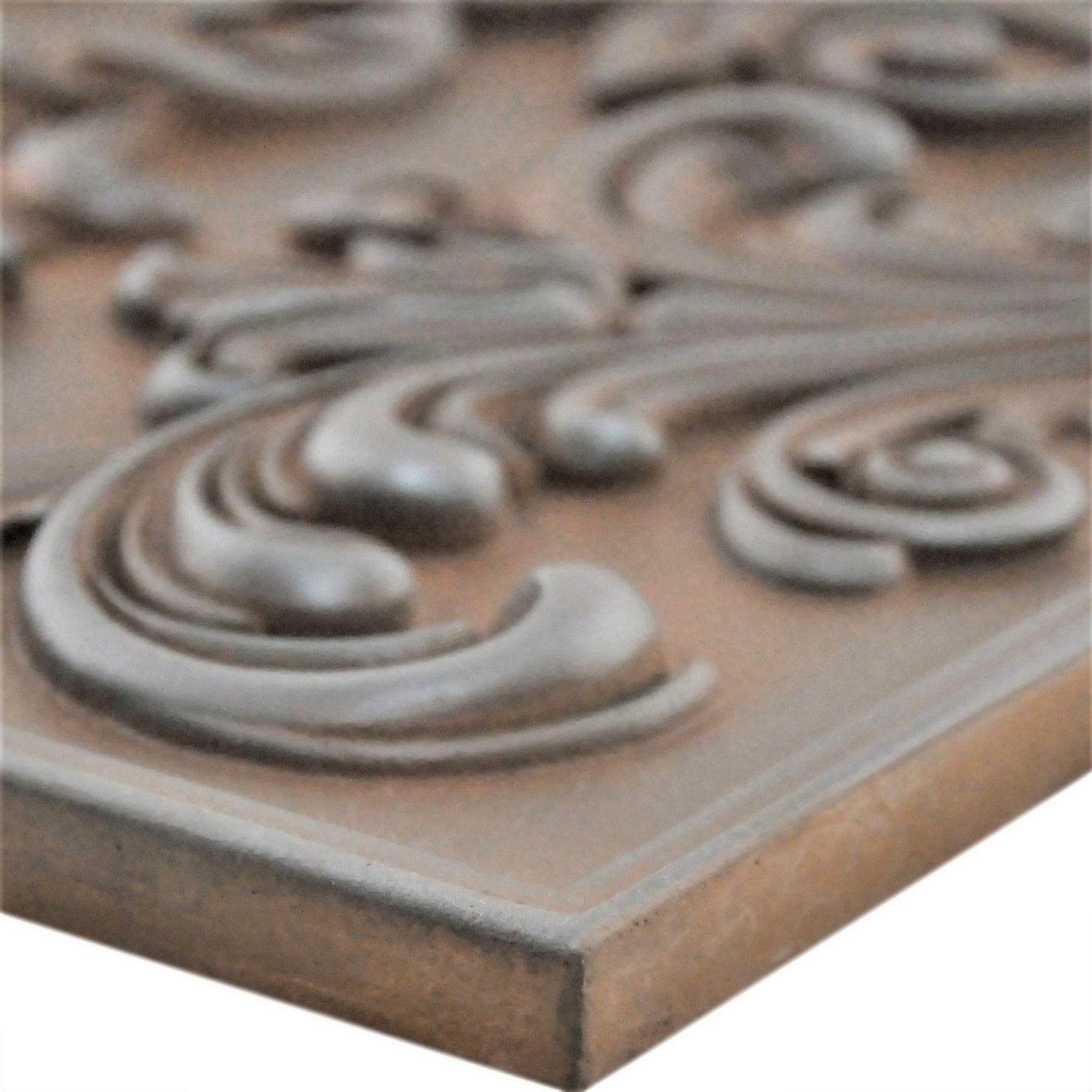 Backsplash Tile for Kitchen and Fireplace Cypress 16" x 24" Iron Rust