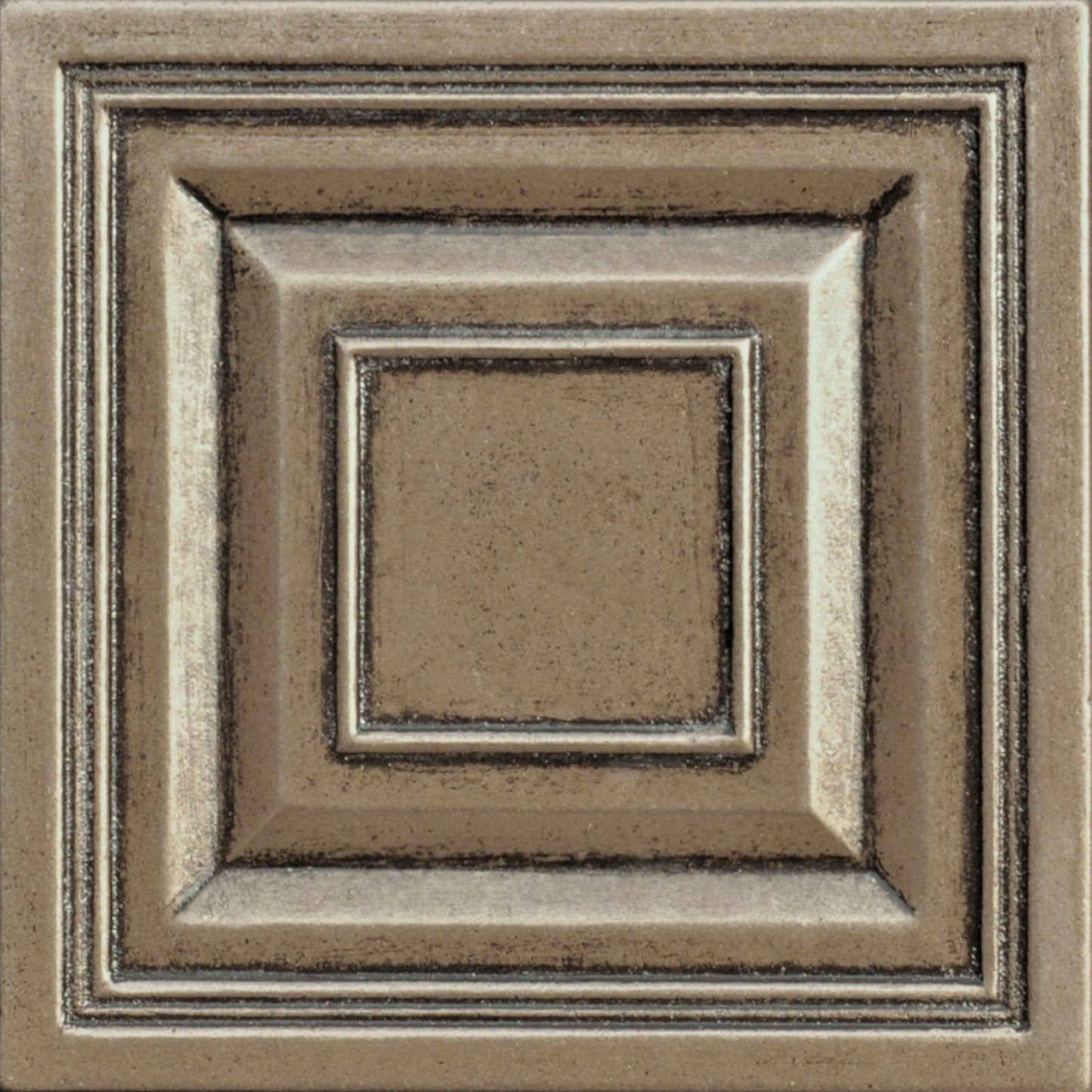Custom Metal  Insert Tile Bronze  4x4 ( PACK OF 4 PIECE)