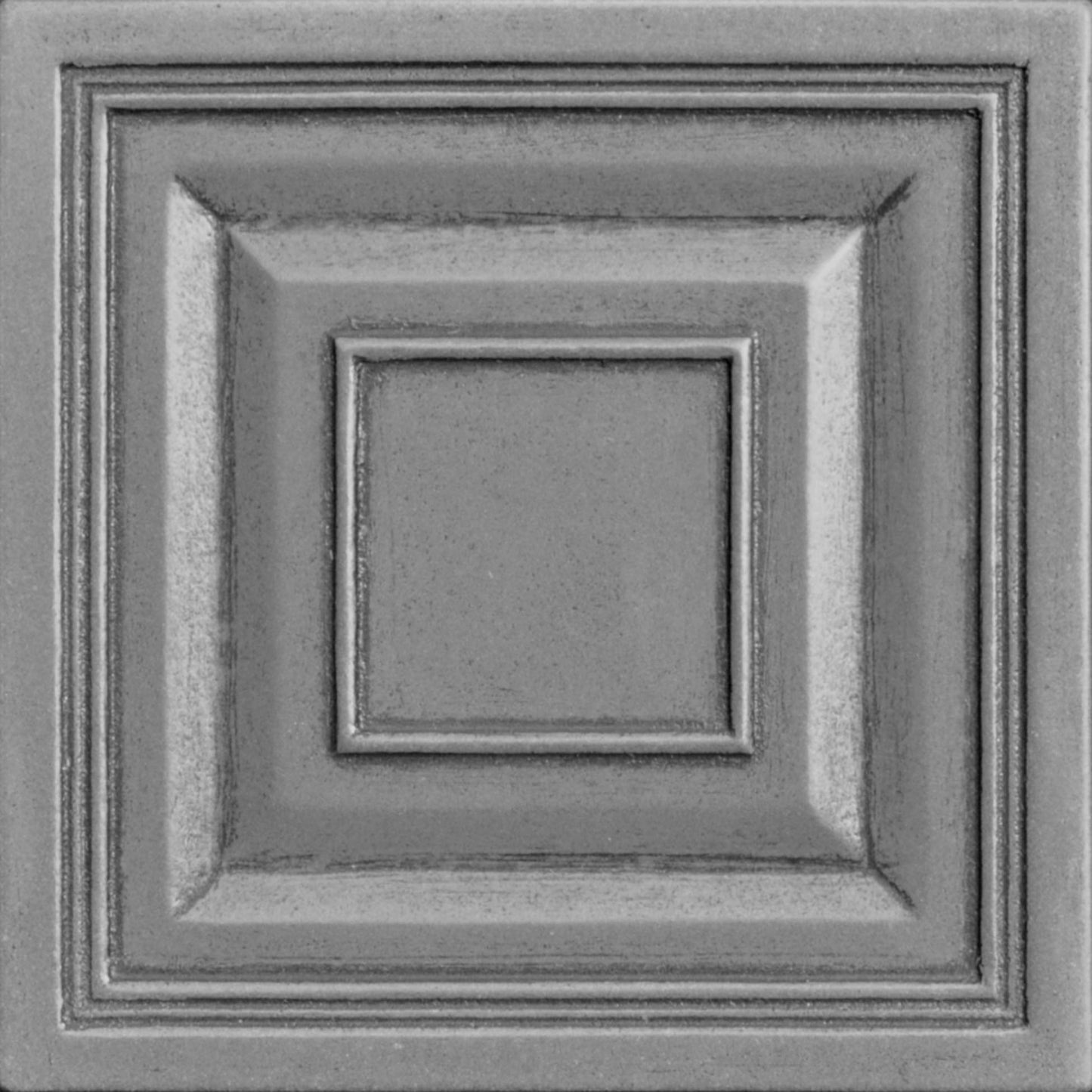 Custom Metal  Insert Tile Pewter 4x4 ( PACK OF 4 PIECE)