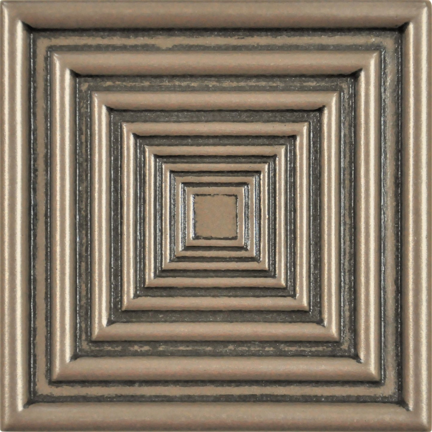 Focus  Metal  Insert Tile Bronze 4x4 ( PACK OF 4 PIECE)