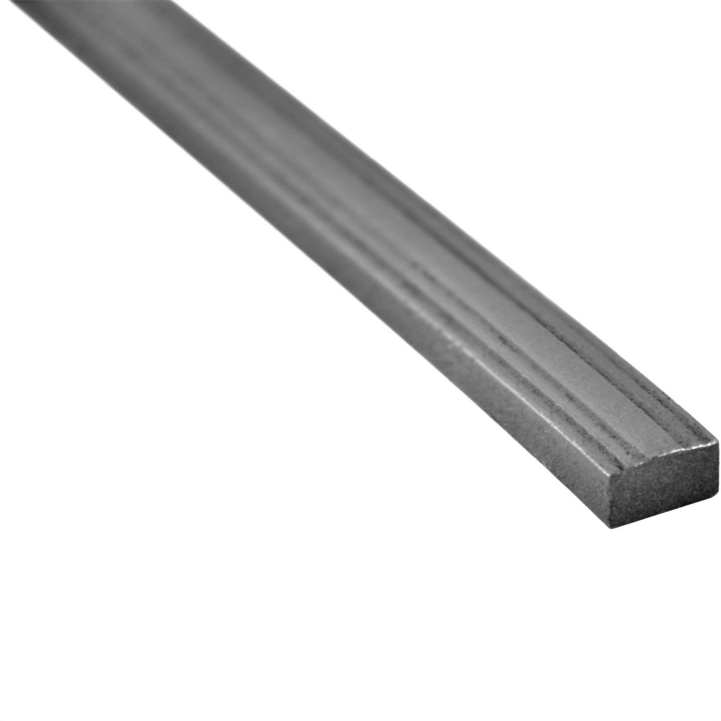 Custom Pewter Nickel 1/2 in. x 12 in. Matte Metal Flat Decorative Pencil Liner Wall Tile Trim (5 Linear Foot / Pack)