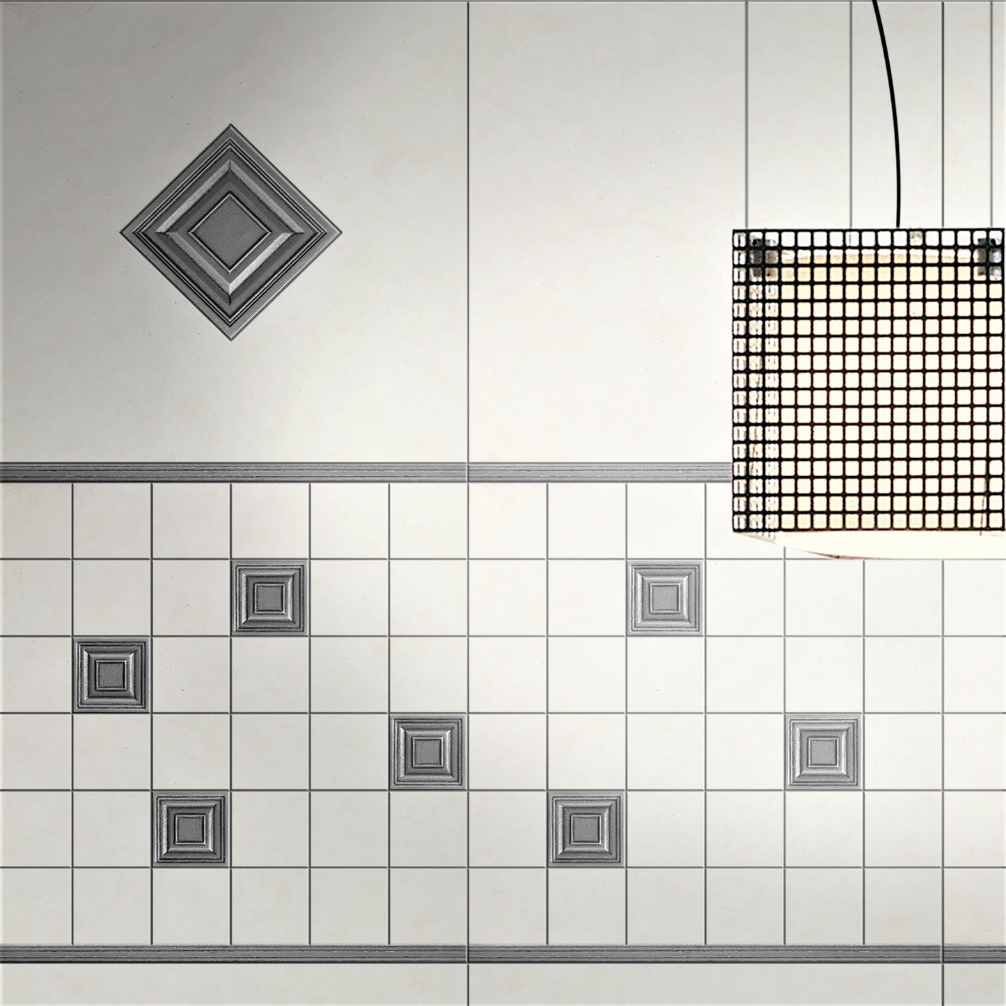 Custom Pewter Nickel 1/2 in. x 12 in. Matte Metal Flat Decorative Pencil Liner Wall Tile Trim (5 Linear Foot / Pack)