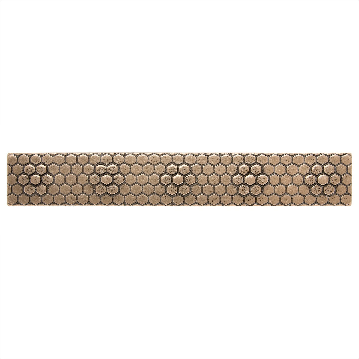 Floral Hex Tile Trim  Bronze 1x 6 ( PACK OF 5 PIECE )