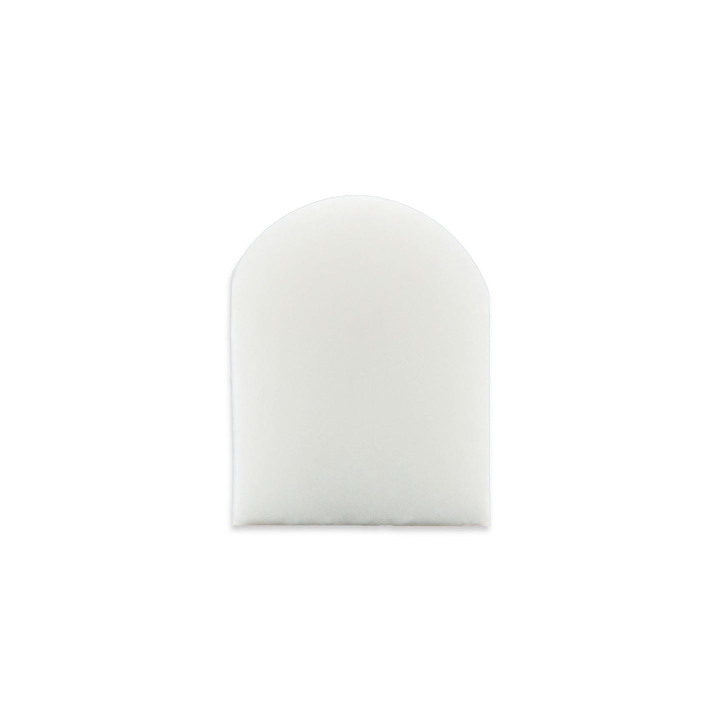 White Dolomite Pencil Molding 0.6 in. x 12 in. x 19 mm Polished Marble Wall Tile Trim (5 lin. ft./case)